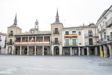 Fototapeta na wymiar Square El Burgo de Osma