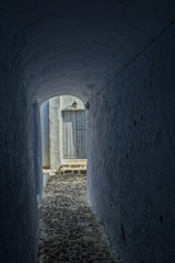Obraz premium Casco antiguo de Chora en Naxos, Grecia