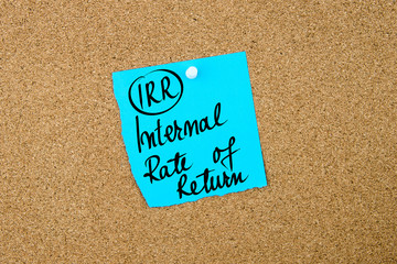Business Acronym IRR Internal Rate Of Return