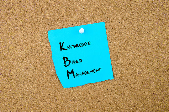 Business Acronym  KBM as Knowledge Based Management