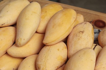 Ripe mango in the market