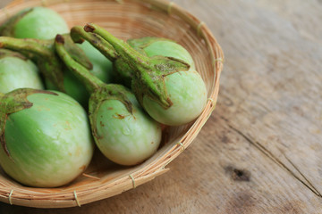 fresh eggplant