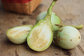 fresh eggplant