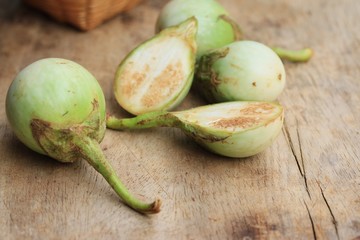 fresh eggplant