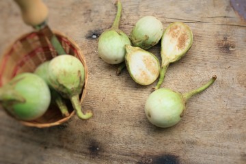 fresh eggplant