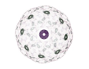 Abstract lens flare space or time travel concept background