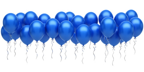 Blue balloons
