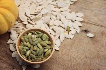 pumpkin seeds with fancy