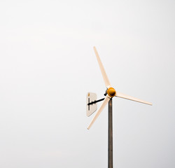 wind wheel on white background