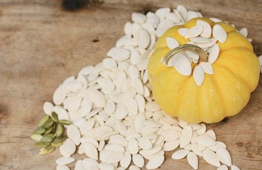 pumpkin seeds with fancy