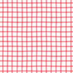 Seamless pattern with checkered geometric texture
