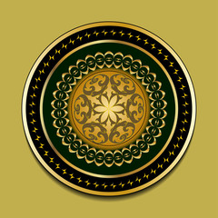 Abstract round figure 