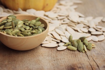 pumpkin seeds with fancy