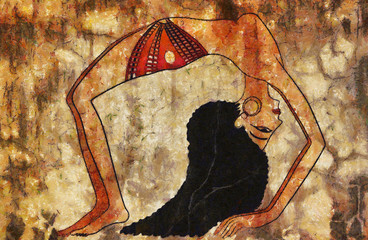 Dancer of ancient Egypt