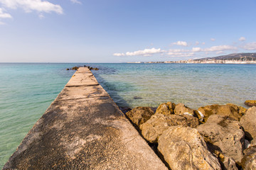 Palma de Mallorca coastline