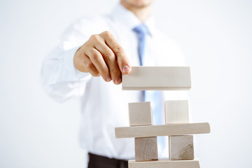 Concept of business hierarchy and human resources