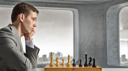 Playing his business strategy