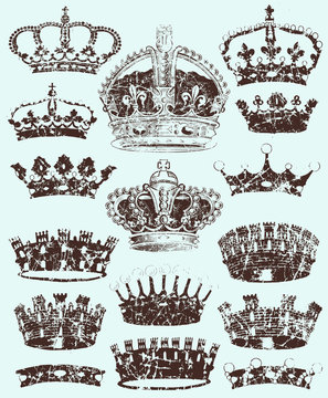 Royal Crowns, cracked style.