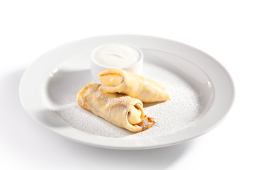 Pancakes with Sour Cream