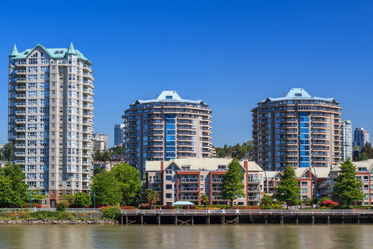 Residential area in New Westminster