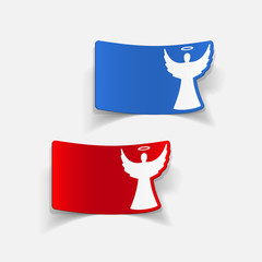 realistic design element: angel