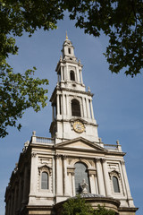 Fototapeta na wymiar Church of St Mary le Strand, London