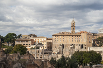 Fototapeta na wymiar Roman Forum in Rome