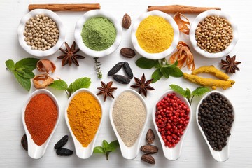 Spices and herbs.