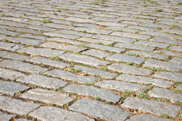 Cobblestone street