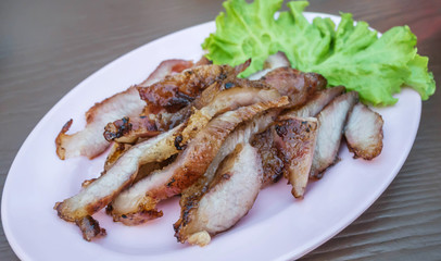 Sliced grilled beef