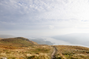 Hiking on Ben Lomond