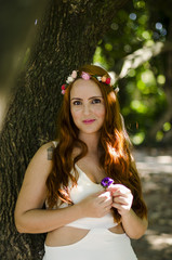 beatiful redhair woman portrait