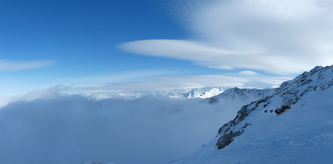 Fototapeta na wymiar mer de nuage