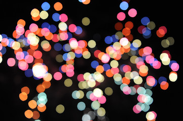 Fireworks light up the sky with dazzling display