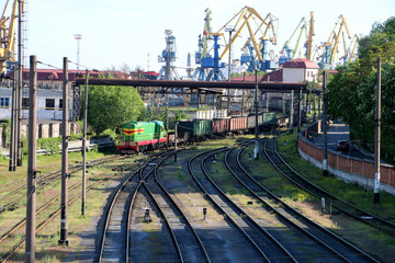 Fototapeta premium пути и рельсы на железной дороге