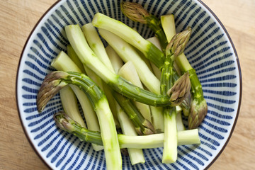 Asparagus in a bowl