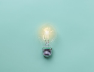 glass bulbs for lamps - idea concept