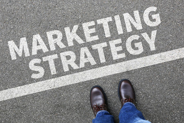 Marketing strategy sale sales advertisement business concept suc