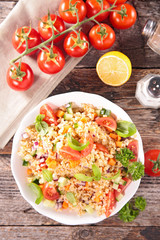 vegetable salad in bowl