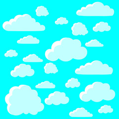 blue clouds