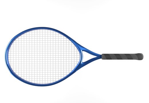 Blue Tennis Racket