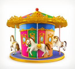 Carousel, vector icon © Natis