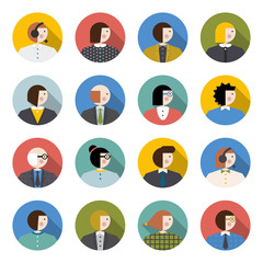 Set of people icons. - 110104030