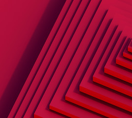 Creativity Movement Red Geometric Shape pattern Flowing Rhythm and background Design Concept