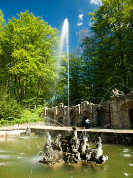 Springbrunnen Eremitage Bayreuth