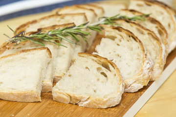 Backed white bread