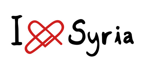 Syria love icon