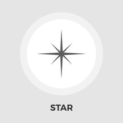 Star flat icon