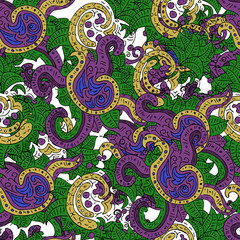 Pattern with flowers