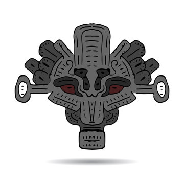 Ornament of ancient Incas, Aztecs